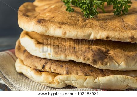 Homemade Organic White Pita Bread