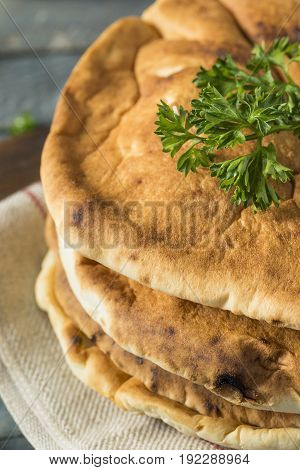 Homemade Organic White Pita Bread