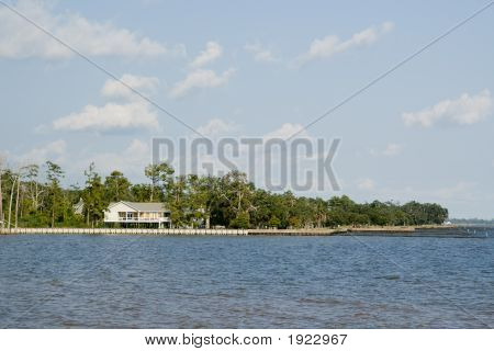 Hævet hus på Lake Pontchartrain