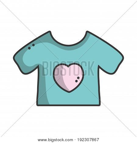 baby t-shirt and textile clothes vector illustration
