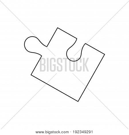 parts of paper puzzles business concept layout vector illustration