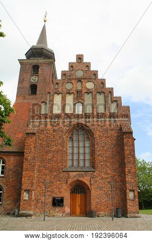 Klosterkirke from the 15th century in Nykøbing on the island Falster.Denmark