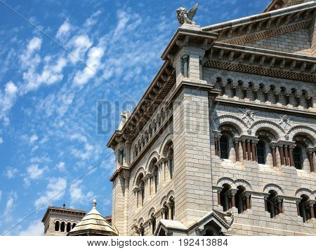 Building Of Saint Nicholas Cathedral In Monaco