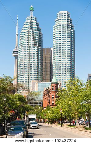 Toronto Canada - 2 July 2016: TD Canada Trust Tower Gooderham 