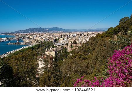 Overlook vista view of the French Riviera