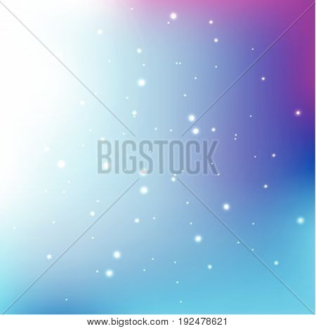 Abstract light bokeh blue gradian background vector