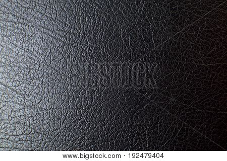 Black Leather Texture And Background