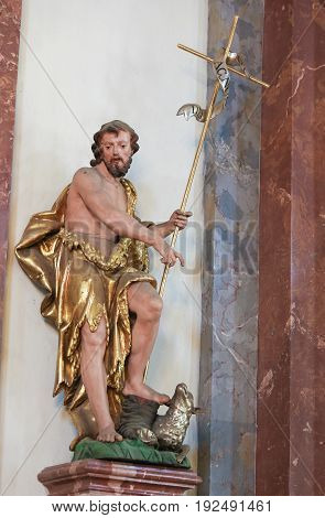 Statue Of Saint John The Baptist