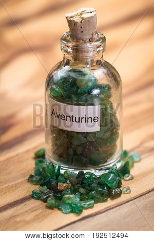 Green Aventurine In A Jar
