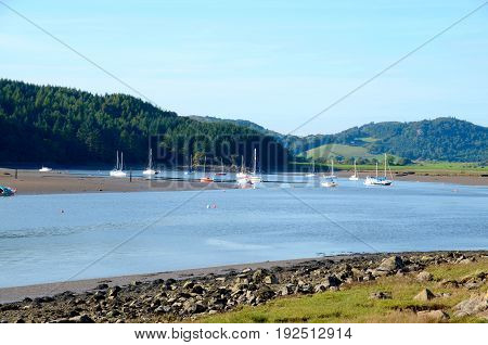 Boats at Urr Water, Kippford, Dumfries & Galloway