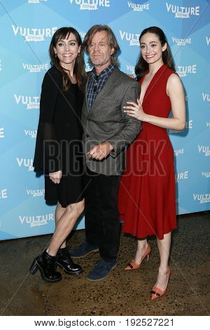 NEW YORK, NY - MAY 21: Actors Nancy Pimental, William H. Macy and Emmy Rossum attend the 'Shameless' panel during the 2017 Vulture Festival at Milk Studios on May 21, 2017 in New York City. 