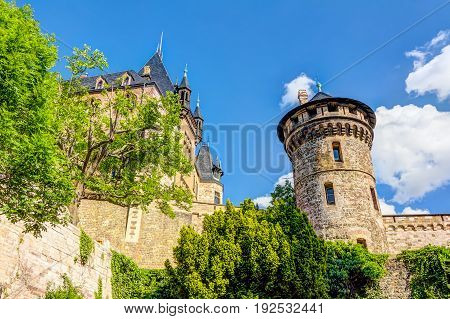 Castle In Wernigerode In Germany