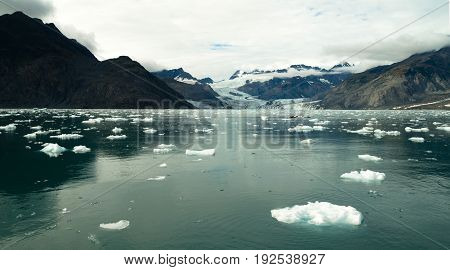 Glacial Flow Kenai Fjords Alaska Harding Ice Field Aialik Glacier