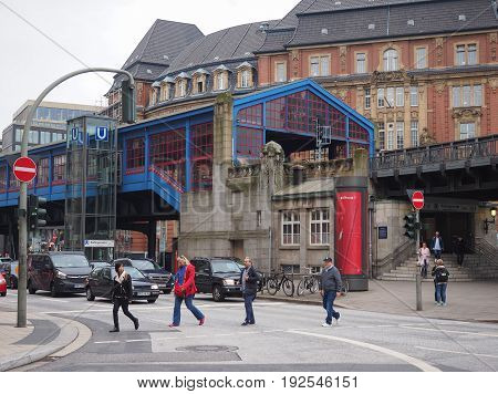 S Bahn (s Train) In Hamburg