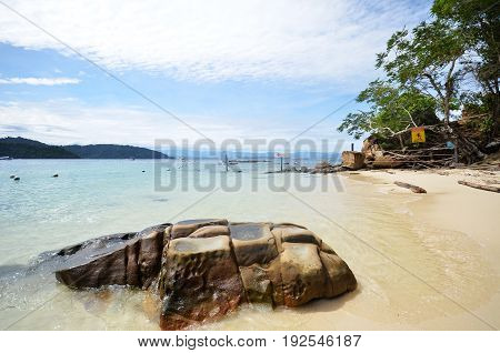 Beautiful Sea View At Sabah Island