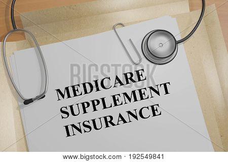 Medicare Supplement Insurance - Medical Concept
