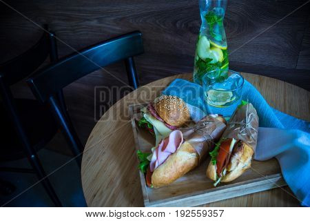 Snack Concept With Burgers