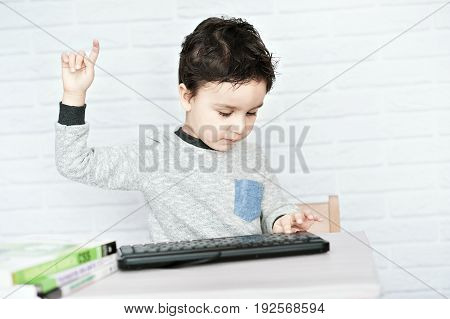Concept Of Little Businessman, Webmaster, Programmer, Developer, Website Designer.
