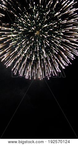 Japan New Year Hanabi Day Fireworks festival