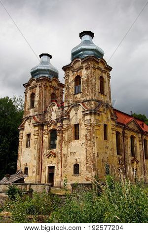 Ruins of the Church of the Visitation - Skoky, Czech Republic