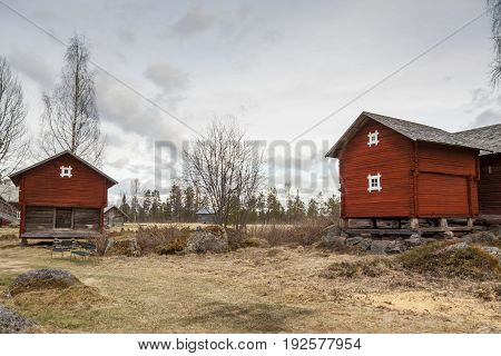 Halsingegard (Bortom aa) historic farm - Sweden Europe.