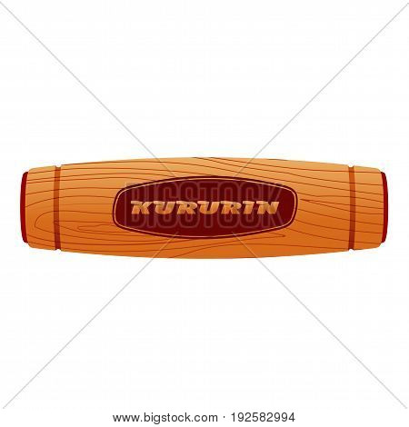 Hand Fidget Kururin Flat Vector Illustration