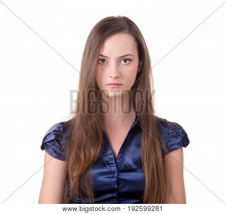 Headshot of a brown hair lady looking at the camera