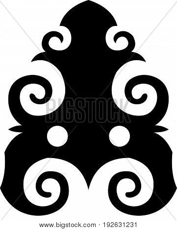 west borneo dayak tribal design for tatto