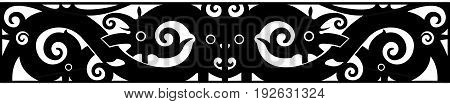west borneo dayak tribal design for tatto