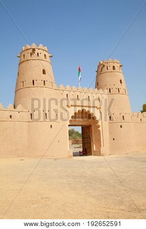 Famous Jahili fort in Al Ain oasis, United Arab Emirates