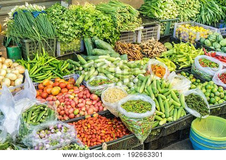 vegetable market, fresh vegetables organic healthy diet