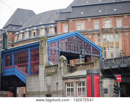 S Bahn (s Train) In Hamburg