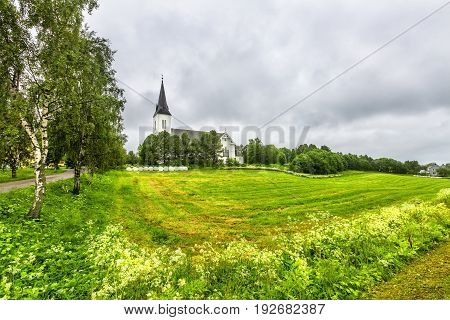 Sortland Church In Sortland In Nordland County, Norway