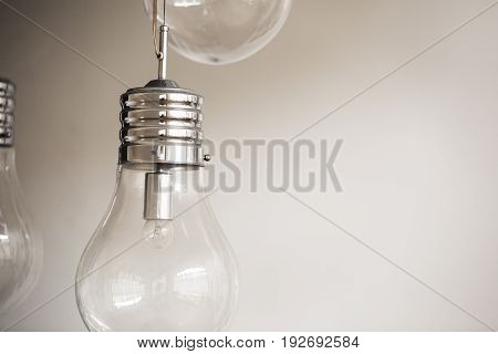 Close up image of light bulb representing overthinking concept