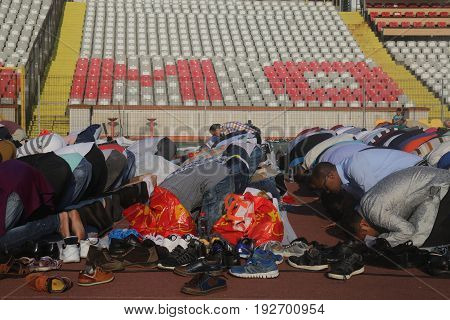 Muslims Celebrating Eid Al-fitr