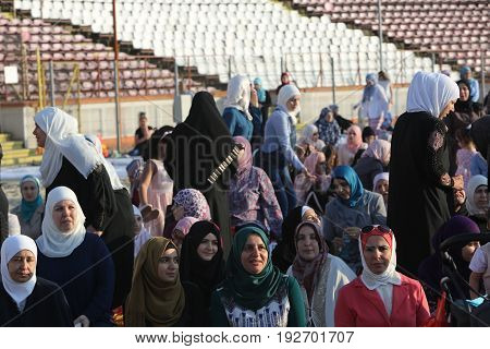 Muslims Celebrating Eid Al-fitr