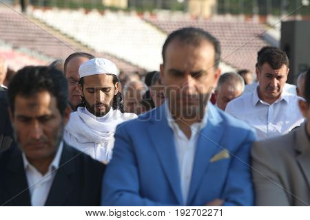 Muslims Celebrating Eid Al-fitr