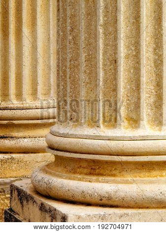 detail from Roman archaelogical site in Alanya