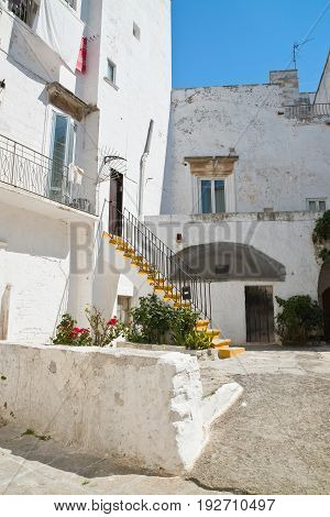 The courtyard house of Le Marangi. Martina Franca. Puglia. Italy.