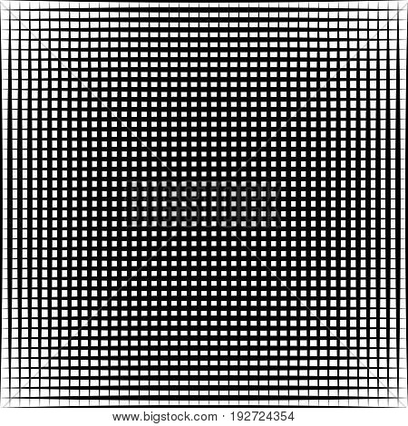 Geometric Black And White Texture. Mesh, Grid Pattern Of Lines