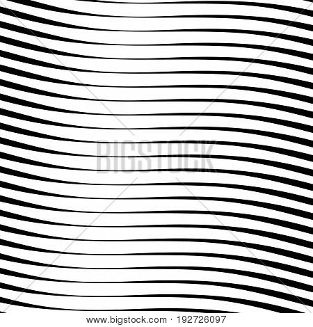Geometric Black And White Texture. Mesh, Grid Pattern Of Lines