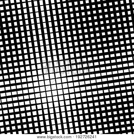 Geometric Black And White Texture. Mesh, Grid Pattern Of Lines