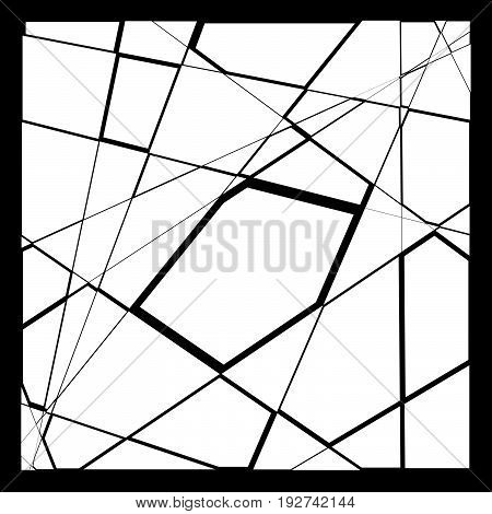 Random Mosaic. Irregular Cobblestone Geometric Pattern. Tessellating Stonework, Brickwork Texture