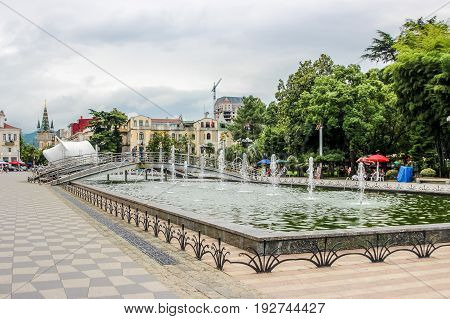 BATUMI GEORGIA-JULY 4 2015 Cityscape Batumi. Georgia country