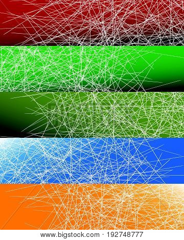 Abstract Colorful Background-pattern With Random Lines, Random Stripes