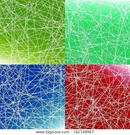 Abstract Colorful Background-pattern With Random Lines, Random Stripes