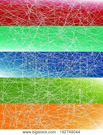 Abstract Colorful Background-pattern With Random Lines, Random Stripes