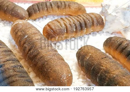 Dried Sea Cucumber, A Delicacy In Chinese Cuisine