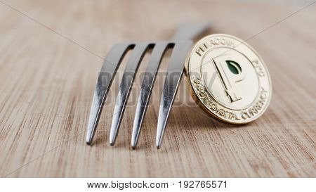 Gold Peercoin Coin