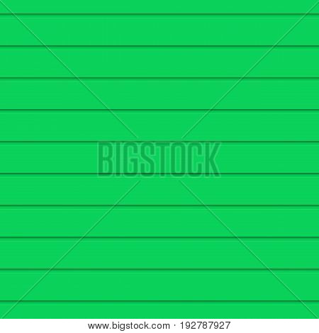 Green abstract seamless 3D horizontal stripe pattern background